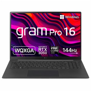 LG전자 그램 Pro 16 코어 울트라7 RTX3050, 옵시디안 블랙, 512GB, 32GB, WIN11 Home, 16Z90SP-ED7BK