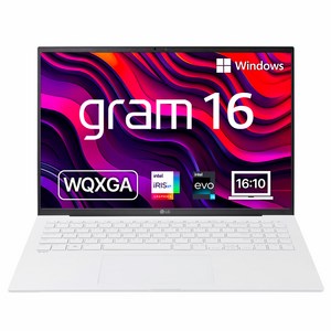 LG전자 2023 그램16, 스노우 화이트, 코어i5, 512GB, 16GB, WIN11 Home, 16Z90R-GA56K