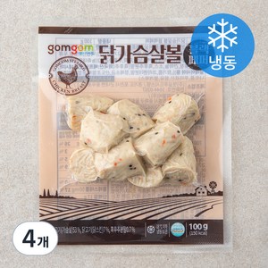 곰곰 닭가슴살볼 블랙페퍼, 100g, 4개