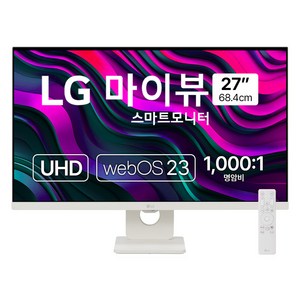 LG전자 4K UHD MyView 스마트 모니터, 68.4cm, 27SR73U