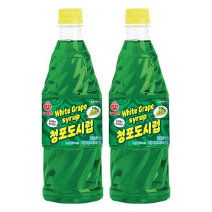 오쉐프 청포도시럽, 2개, 1kg
