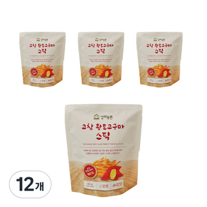 상하농원 고창 황토고구마 스틱, 60g, 12개