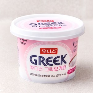 일동후디스 그릭요거트 달지않는 플레인, 450g, 1개