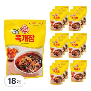 오뚜기 옛날 육개장, 500g, 18개