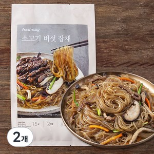 프레시지 소고기버섯잡채 2인분, 285.5g, 2개