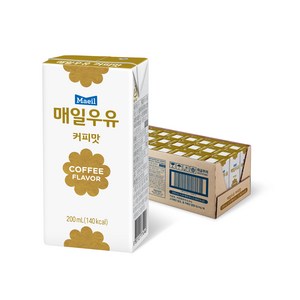 매일우유 커피맛, 200ml, 24개