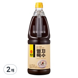 몽고식품 멸치육수, 1.8L, 2개