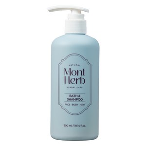 몽뜨허브 아토 바스 앤 샴푸, 300ml, 1개