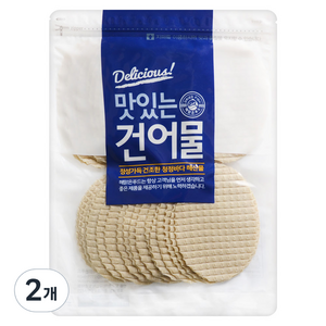 해맑은푸드 맛나포 튀김쥐포, 400g, 2개