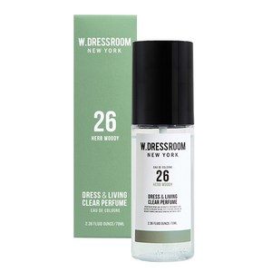 더블유드레스룸 드레스퍼퓸 70ml, No.26 허브우디, 1개