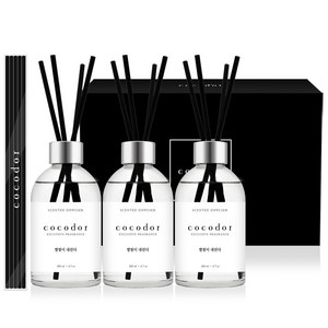 코코도르 화이트라벨 디퓨저 200ml x 3개 + 리드스틱 20개입 세트, 별빛이내린다, 1세트
