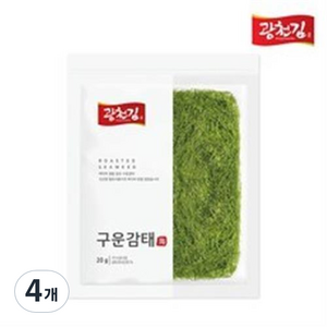 광천김 구운감태, 20g, 4개