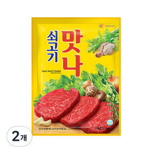 청정원 쇠고기맛나, 1kg, 2개