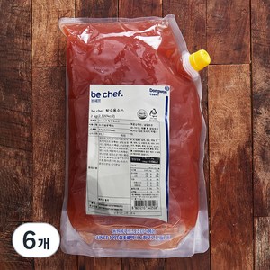 비셰프 탕수육소스, 2kg, 6개