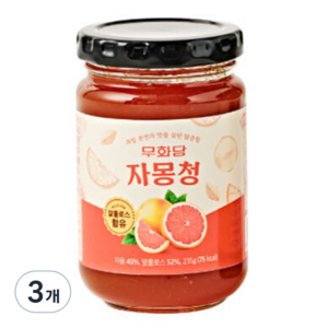 무화당 자몽청, 235g, 1개입, 3개