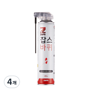 잡스 화이트 펜스 플러스 살충제, 400ml, 4개