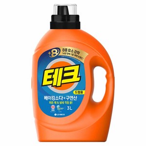 테크 베이킹소다 + 구연산 드럼용 액상세제 본품, 3L, 1개