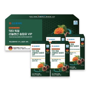 코오롱제약 닥터 독일 리놀렌산 송침유 VIP 15g, 30정, 4개