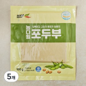 농다원 포두부, 5개, 500g