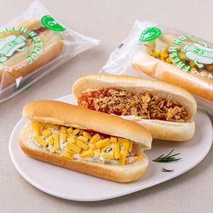 그린래빗 실속 핫도그 4입 세트, 615g, 1세트