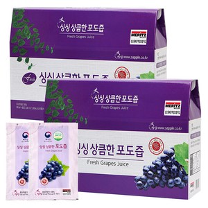 싱싱 상큼한 포도즙, 100ml, 60개