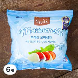 상하치즈 후레쉬 모짜렐라, 125g, 6개