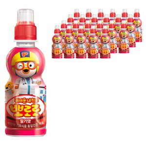 팔도 딸기맛 뽀로로 음료 페트 235ml, 24개