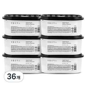 생활공작소 대용량 제습제, 320g, 36개