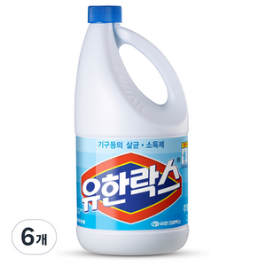 유한락스 주방용, 2L, 6개