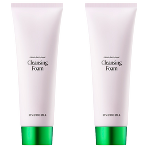 에버셀 마이크로 턴오버 클렌징폼, 120ml, 2개