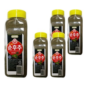 오뚜기 오쉐프 순후추, 450g, 5개