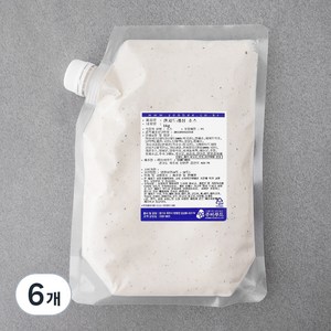 주비푸드 랜치드레싱 소스, 1kg, 6개