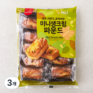 삼립 미니 생크림 파운드, 360g, 3개