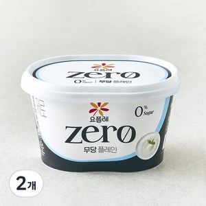 요플레 제로 무당 요거트 플레인, 400g, 1개입, 2개
