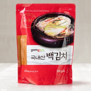 곰곰 국내산 백김치, 500g, 1개