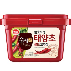 해표 순창궁 태양초 골드 고추장, 500g, 1개