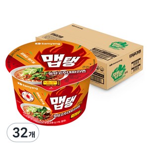 맵탱 큰컵 청양고추대파 라면 110g, 32개