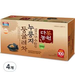 다농원 누룽지 둥굴레차, 1.5g, 100개입, 4개