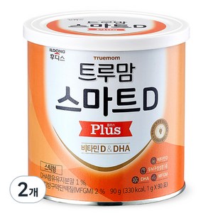 일동후디스 트루맘 스마트D 플러스 비타민D&DHA, 90g, 2개