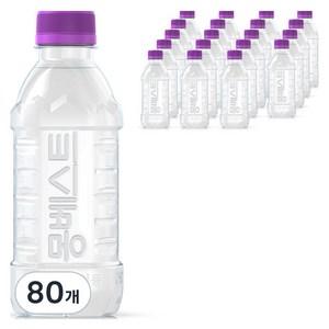 몽베스트 위드어스 무라벨 생수, 330ml, 80개