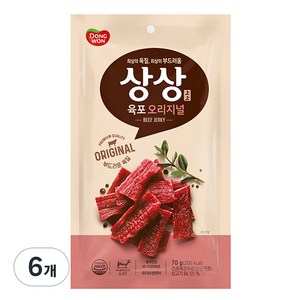 상상육포 오리지널, 70g, 6개