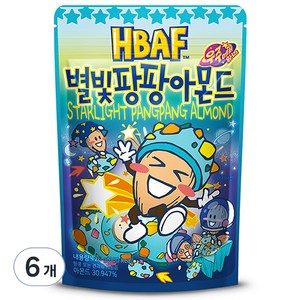 바프 별빛팡팡 아몬드, 120g, 6개