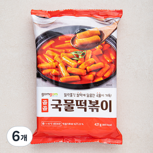 곰곰 국물 떡볶이, 421g, 6개