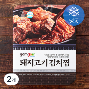 곰곰 돼지고기 김치찜 (냉동), 800g, 2개