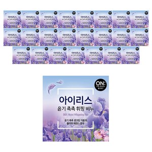 온더바디 플라워 휘핑 비누 아이리스, 90g, 24개