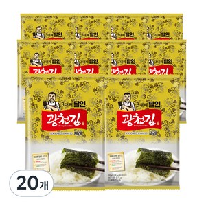 광천김 3대째 달인 재래 전장김, 20g, 20개