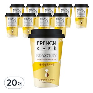 프렌치카페 로스터리 돌체 연유 라떼, 250ml, 20개