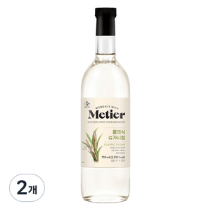 메티에 클래식 슈가 시럽, 2개, 750ml