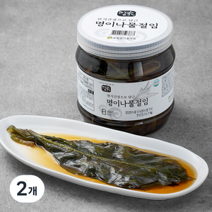 담가 명이나물절임, 1kg, 2개