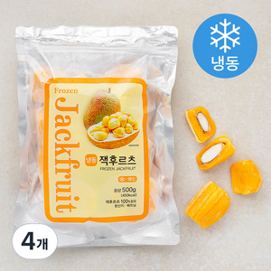 신정푸드 잭 후르츠 (냉동), 500g, 4개